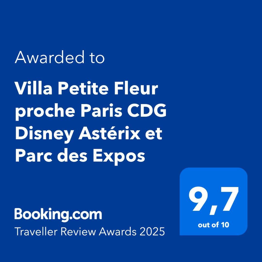 Villa Petite Fleur Proche Paris Cdg Disney Asterix Et Parc Des Expos Villeparisis Exterior photo